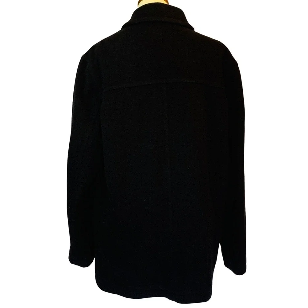 Vintage J. Crew Thinsulate Wool Peacoat Made in Macau Nautical Classic Preppy